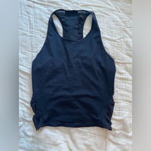 Mesh back racer back tank top